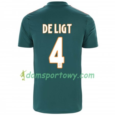 Koszulka Ajax Amsterdam Matthijs de Ligt 4 Wyjazdowe Koszulki Piłkarskie 2019-2020 Krótki Rękaw